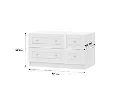 Изображение товара Тумба под телевизор Билли 516 white ИКЕА (IKEA) на сайте adeta.ru