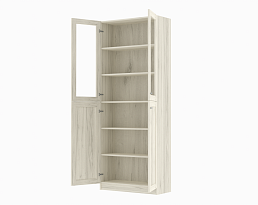 Изображение товара Книжный шкаф Билли 334 oak white craft ИКЕА (IKEA) на сайте adeta.ru