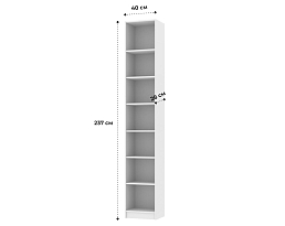 Изображение товара Стеллаж Билли 121 white ИКЕА (IKEA) на сайте adeta.ru