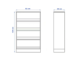 Изображение товара Стеллаж Хавста 216 white ИКЕА (IKEA) на сайте adeta.ru