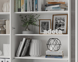 Изображение товара Книжный шкаф Билли 390 white ИКЕА (IKEA) на сайте adeta.ru